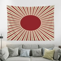 Tapiserija zidna tapiserija, vintage sunce Rainbow Sunrise Boemska tapiserija Dekor za spavaću sobu