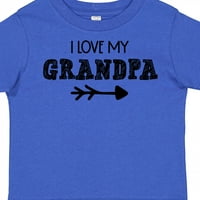 Inktastic Volim svoj djed sa strelicom poklon dječaka malih dječaka ili majica Toddler