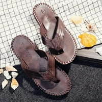 Flip Flops za muškarce, unutarnje i vanjske sportske sandale za vodu za muškarce luk potporne papuče Thong sandale, kaki