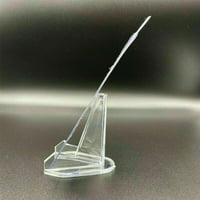 Izložbeni stalak za prikaz Dekorativni nosač prozirni plastični trokut za kolekciju nosača regala E9Z3