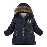 Durtebeua kaput za dječake za dijete Zimska lagana jakna paki pamučni kaput 3- godine