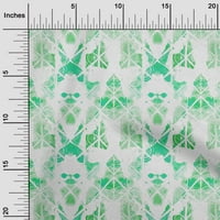 Onuone poliester Lycra Sea Zelena tkanina Geometrijska i mandala Vodenicolor šivaće tkanine sa dvorištem