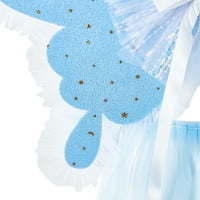 Amiliee Girls Butterfly Costim Fairy Princess Tutu Rođendanska krila prerušiti se za Noć vještica