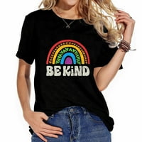 Budite ljubazni gay ponos lgbt ally rainbow zastava Retforan ženska majica s hvatajućim grafičkim otiskom - savršenim za ljeto