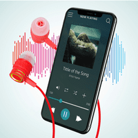 Urbban R žičane slušalice sa mikromom za mikroma Canvas Infinity Living sa kabelom bez zapetljanja, zvukom izolacijskih slušalica, duboki bas, u ušima