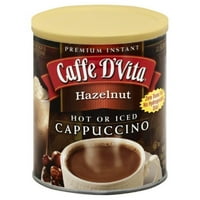 Caffe d'vita lješnjaka Cappuccino instant kafa, oz. od kanistara