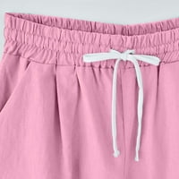 INLEIFE PLUS Veličina Ženske kratke hlače Summer Pet bodova Velike veličine pamučne pantalone Žene povremene kratke hlače