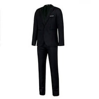 Ecqkame Muška Blazers postavlja formalna odijela za muškarce modna jakna za modno odijelo + odijelo