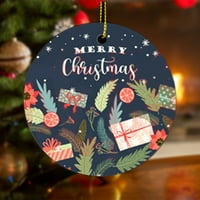Ayyufe božićni ukrasi ulov crtanog uzorka uzorke Keramičke Xmas Tree Ornamente Party Decor za dom
