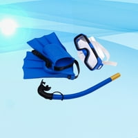 Postavite djecu Ronjenje Snorkeling Mask naočale Snorkel Flippers Set Kids Plivanje Prozračne cijevi