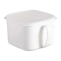 QEPWSC plastična bistra bin od pohrane hrane s ručkama za ostavu, zamrzivač, frižider, ormar svježe