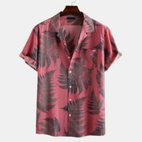 DTIDTPE majice za muškarce, proljeće ljetne casual Slim Ed Beach košulje Top bluza Muški vrhovi