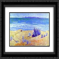 Henri Edmond Cross matted crne ukrade uokvirene umjetničke otiske 'plaže na mediteranskom'