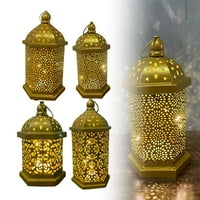 Marokanski stil ramazan viseći fenjer, metalni dekor fenjernog stola, božićni držači za svijeće za vanjski