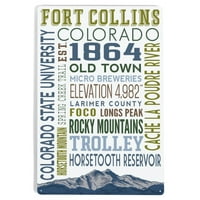 Fort Collins, Kolorado, tipografija