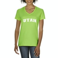 Arti - Ženska majica V-izrez kratki rukav, do žena Veličina 3XL - Utah