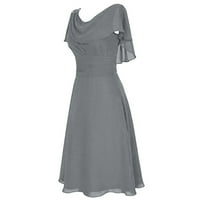 Ženske haljine Modni ispisani otisnuti bez rukava s V-izrezom A-line mini haljine 2xl