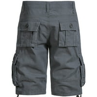 Muški klasični teretni kratke hlače Ljeto na otvorenom Ležerne prilike multi džepne kratke hlače Pamuk