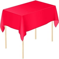 Plastična stola od plastike 54x72in za jednokratnu zaštitnu partikuru za odlivanje - crvena - crvena