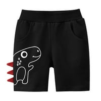HUNPTA TODDLER Kids Baby Boys Jogger Shorts Ljetni pamučni casual crtani dinosaur veze sa džepovima