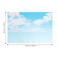 Cloud Tapisestry Wall Bobet plaža ručnik kvadratni ručnik za tuširanje za kućnu tuš za dom 200x
