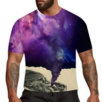 Muške košulje Unise 3D modne tiskane košulje za odrasle kratke rukave TOP THIrts majica Muškarci Hladna oprema Velike majice za muškarce
