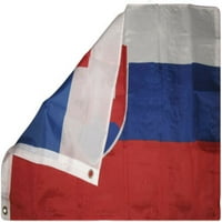Slovačka zastava 2'x3 'Kuća banner Grometkets otporan iz bljeska