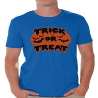 Nespretni stilovi muške grafičke majice za Halloween vrhovi trik ili tretiraju zastrašujuće šišmiše