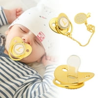 Bling Baby Golden Baby zakrivljena dizajnerska slova Sigurni materijali Zdrava Bling Baby sa isječcima za mjesecci Baby L