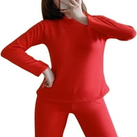 Prednjeg swwalk-a Slim Fit Fleece Postroćeno podvlačenje rastezljivo udobnosti pulover pulover crvene boje
