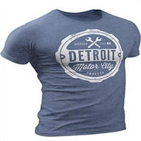 Detroit T košulje Unise s L XL XXL - Motorni grad Forever Majica - Detroit majice Detroiṭ ★ Pobunjenici