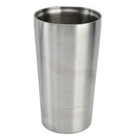 Metalna čaša od nehrđajućeg čelika, dvostruka zidana od nehrđajućeg čelika čista jednostavna toplotna