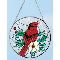Kardinal Sunčant, vitraže, uključuje viseći metalni lanac, prozorski dekor, prečnik 6