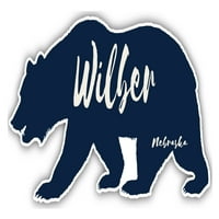 Wilber Nebraska suvenir 3x frižider magnetni medvjed dizajn