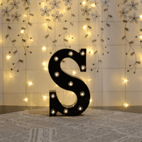 Rush LED lampice Svjetla Nova dizajna svijetli Crna slova za događaje Vjenčanje rođendan Početna Bar