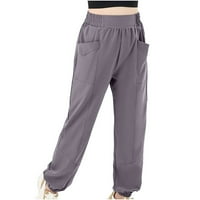Loose Yoga hlače za žene Ženske labave za mršavljenje brzog sušenja Srednji struk casual fitness hlače za pantalone za opsegu