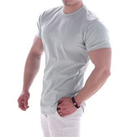 Muške ljetne košulje Muški fitness sportski rukavi s kratkim rukavima Brza suha majica Stretch Obuci