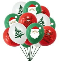 Bueautybo Balloons Božićna dekoracija Sretan božićni baner Kuglični kuglični dekor za dom, božićno drvce,