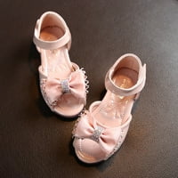 Ealeyy Little Girl Sandales Light-up casual široke cipele za malinu ružičaste 7