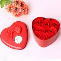 Xinqinghao srce mirisno kupatilo za kupanje za petal ruža cvijeća sapun vjenčani ukras na poklon crveno
