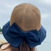 Hupta bejzbol kapa za žene Bowknot modni pletenje ubode šuplje prozračne šešir za sunčanje