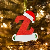 Božićni ukrasi Božićni abecedni ukrasi Abeceda Personalizirani ukrasi Božićni personalizirani kućni