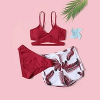 Ženski bikini setovi u boji za praznične kaike za kupanje u kaiševima za kupanje za odmor za odmor