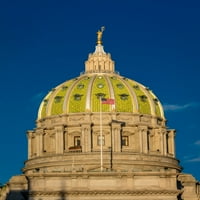 Pensilvanija Državna Capitol, Harrisburg, PA Poster Print panoramskim slikama