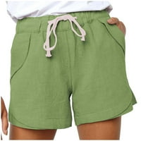 Ženske kratke hlače Plus veličine Ležerne prilike za kratkog elastičnog struka Labave hlače za hlače