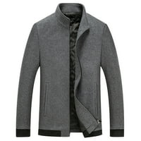 Pimfylm jakne za muškarce muške zimske kapute Blazer Grey M