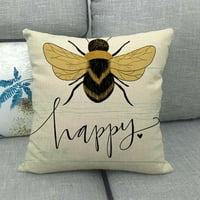 Pad jastuk navlake slatka kolica za pčelinje jastuk poklopac kućnog dekora Udobni jastuci za bacanje insekata Ispis