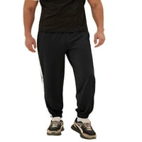 Arvbitana muške ležerne dukseve s bočnim gumbima elastičnog struka visokih proreza Snap kontrastne boje sportske hlače labave pantalone sa džepom S-XXXXL