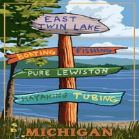 East Twin Lake, Lewiston, Michigan, Odredišta Znak