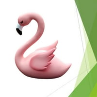 Rosarivae Auto dekoracija Nordic Style Love Bird Flamingo uzorak Kreativni interijer auto ukras